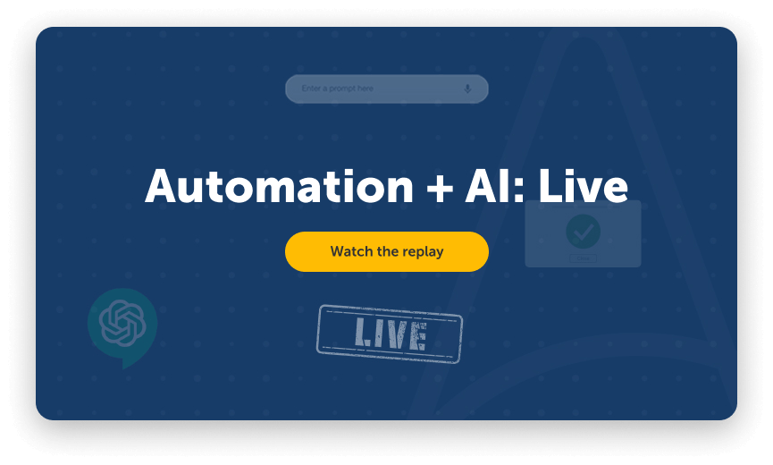 Automation + AI