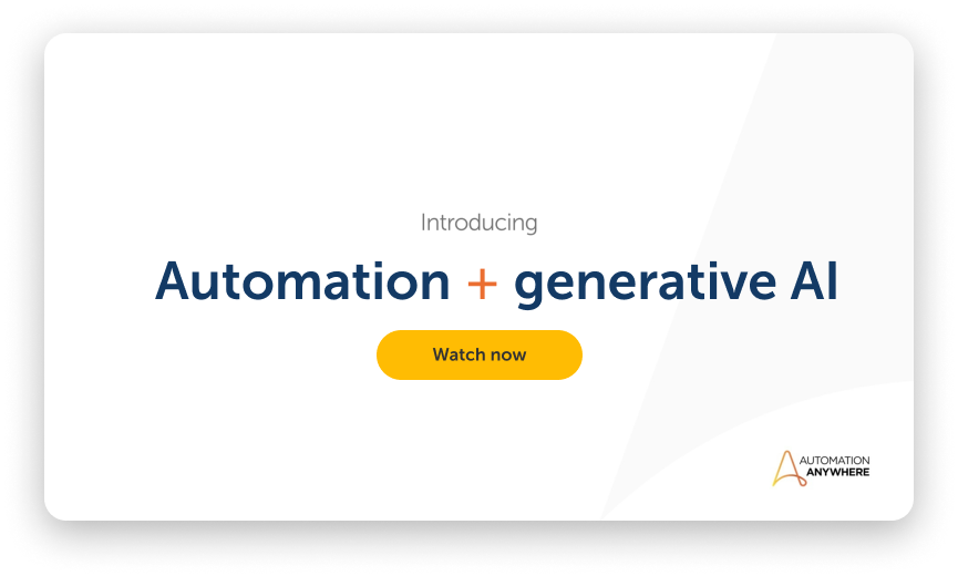 Automation + Generative AI