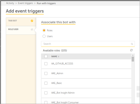 Automation Anywhere Enterprise A2019 lets users associate attended bots to specific roles without having to identify devices.