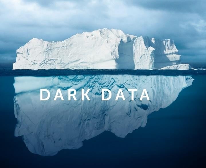 Dark data is the hidden unstructured data in emails, voice messages, documents, PDFs, and more.