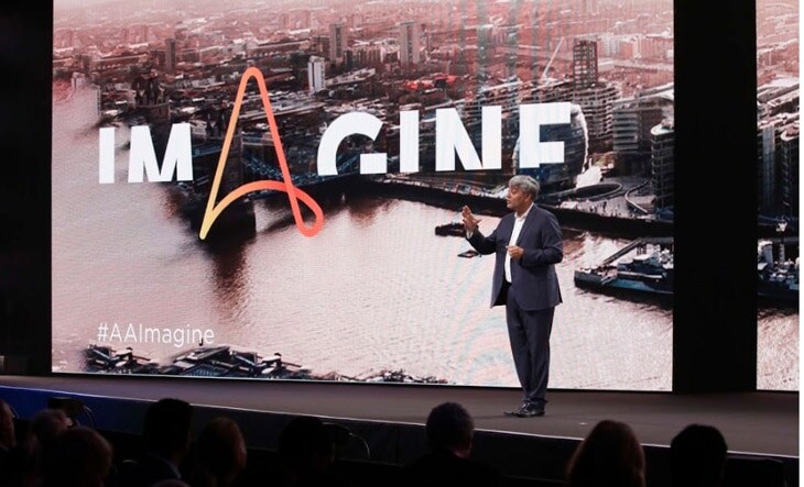 Automation Anywhere CEO Mihir Shukla spoke at Imagine London 2019.