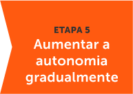 Aumentar a autonomia gradualmente