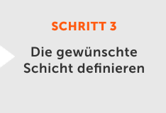 Die gewünschte Schicht definieren
