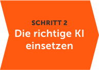 Die richtige Art von KI einsetzen