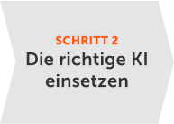 Die richtige Art von KI einsetzen