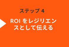 Communicate ROI as risk reduction and resilience