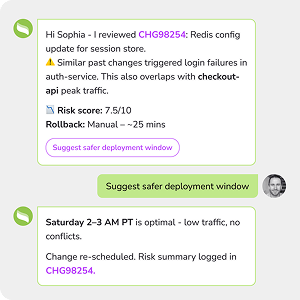 Robust Change Risk Advisory