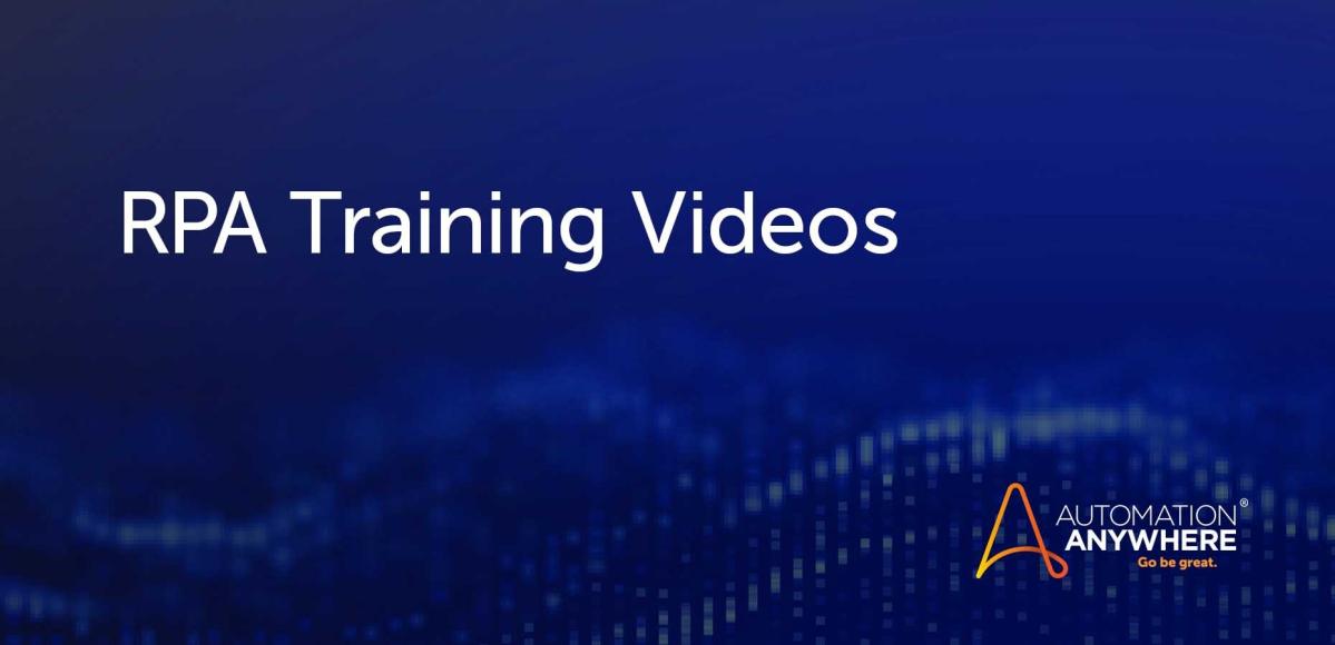 rpa-training-videos