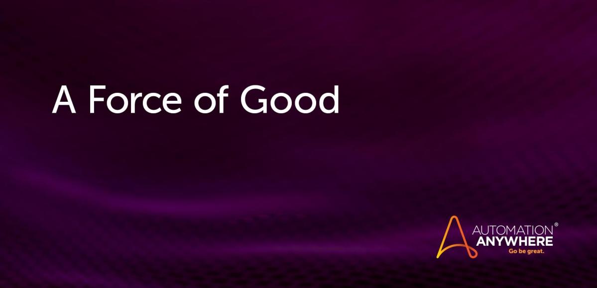 a-force-of-good