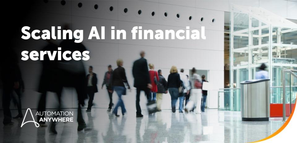 Scaling AI in financial services