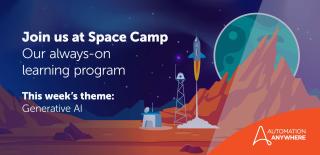Primeira exposição anual do Space Camp da Comunidade Pathfinder e sobre a IA gerativa