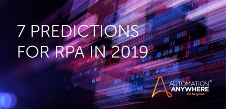 2019 年 RPA 預測