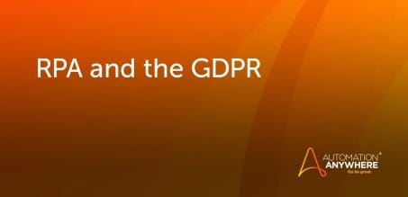 Governing Security with GDPR: The RPA Perspective